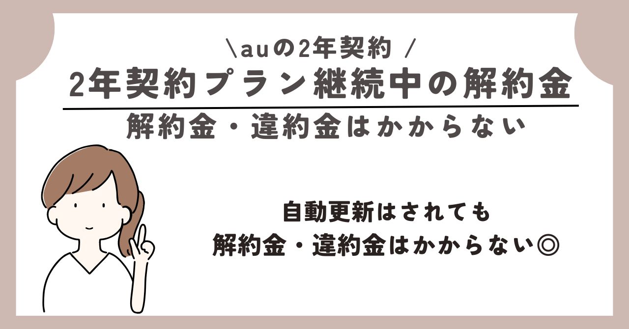 au 2年契約
