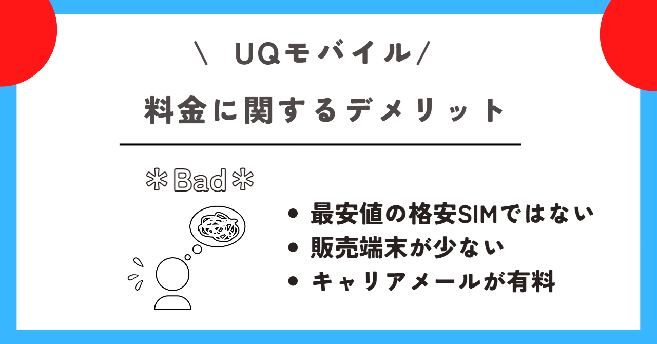 UQモバイル 料金プラン