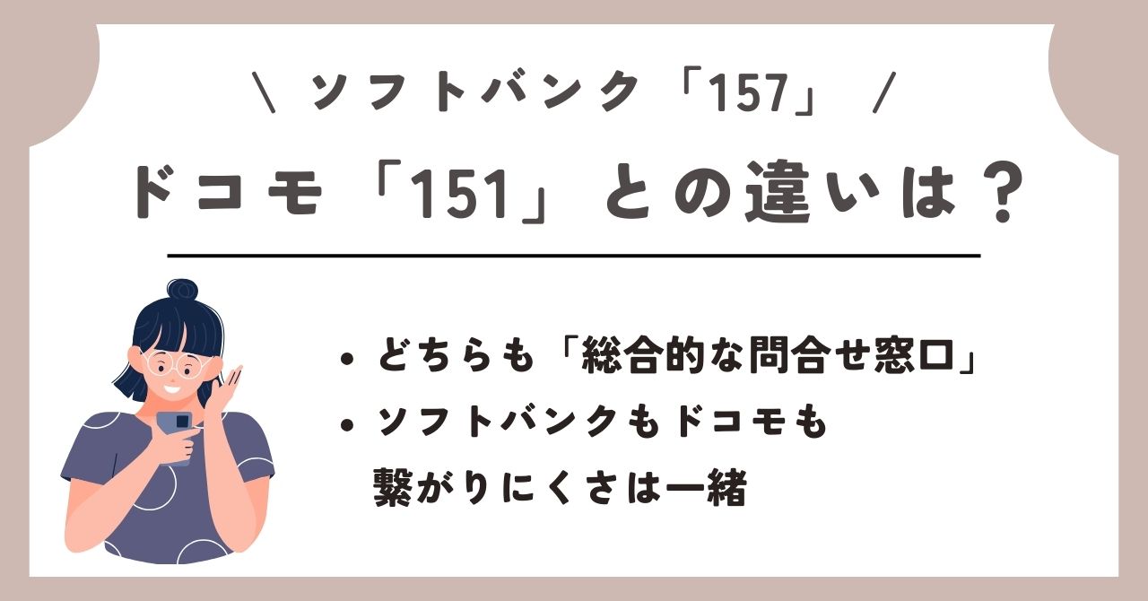 ソフトバンク 157