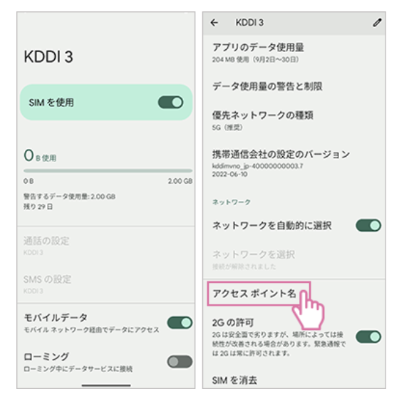 IIJmio APN設定