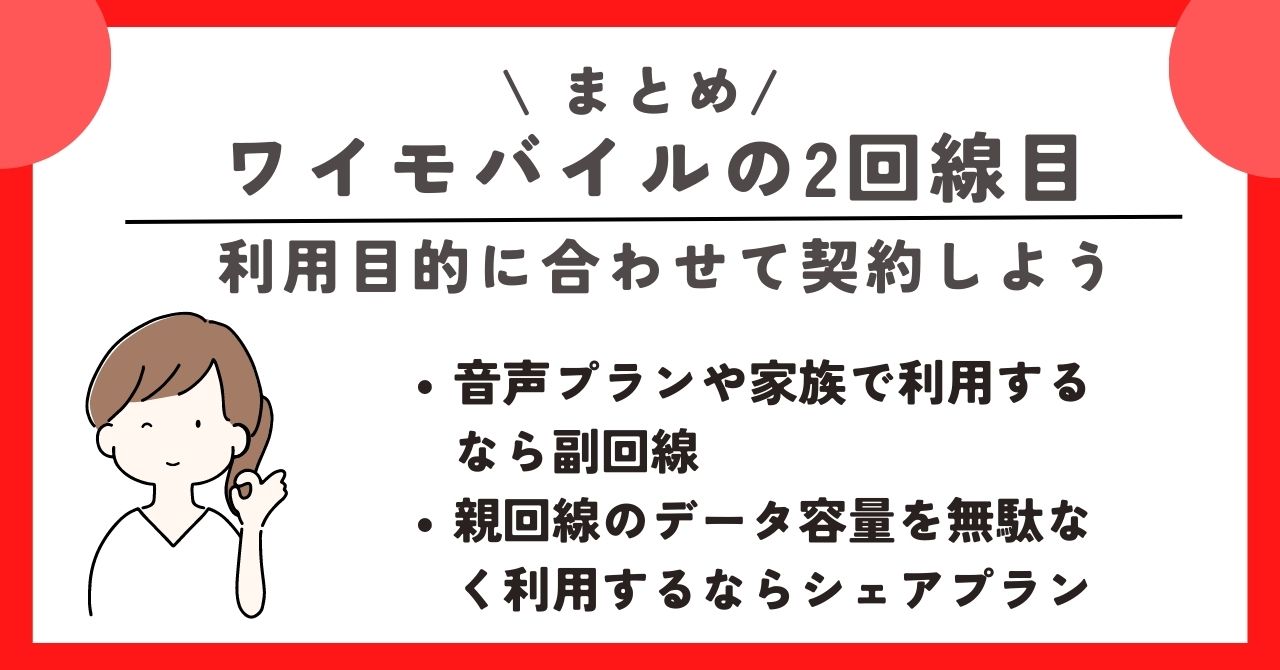 ワイモバイル 2回線目