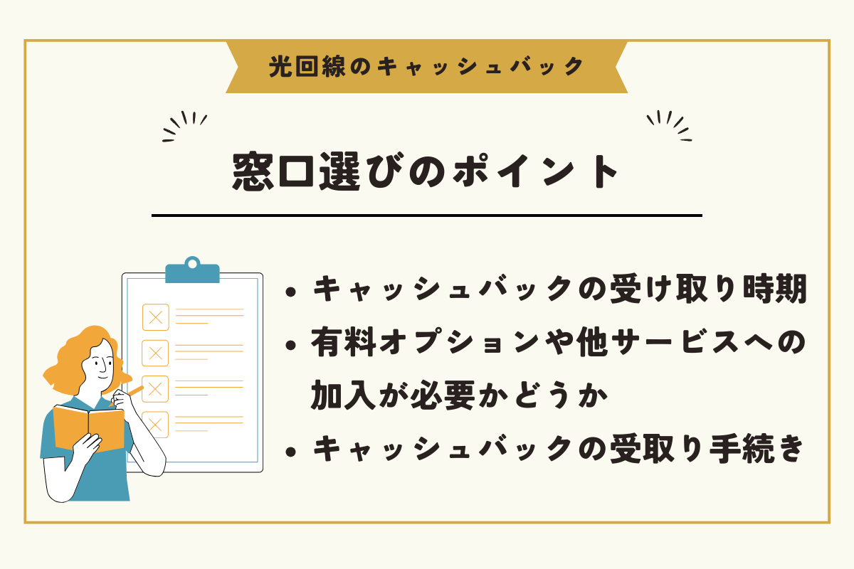 光回線 キャッシュバック
