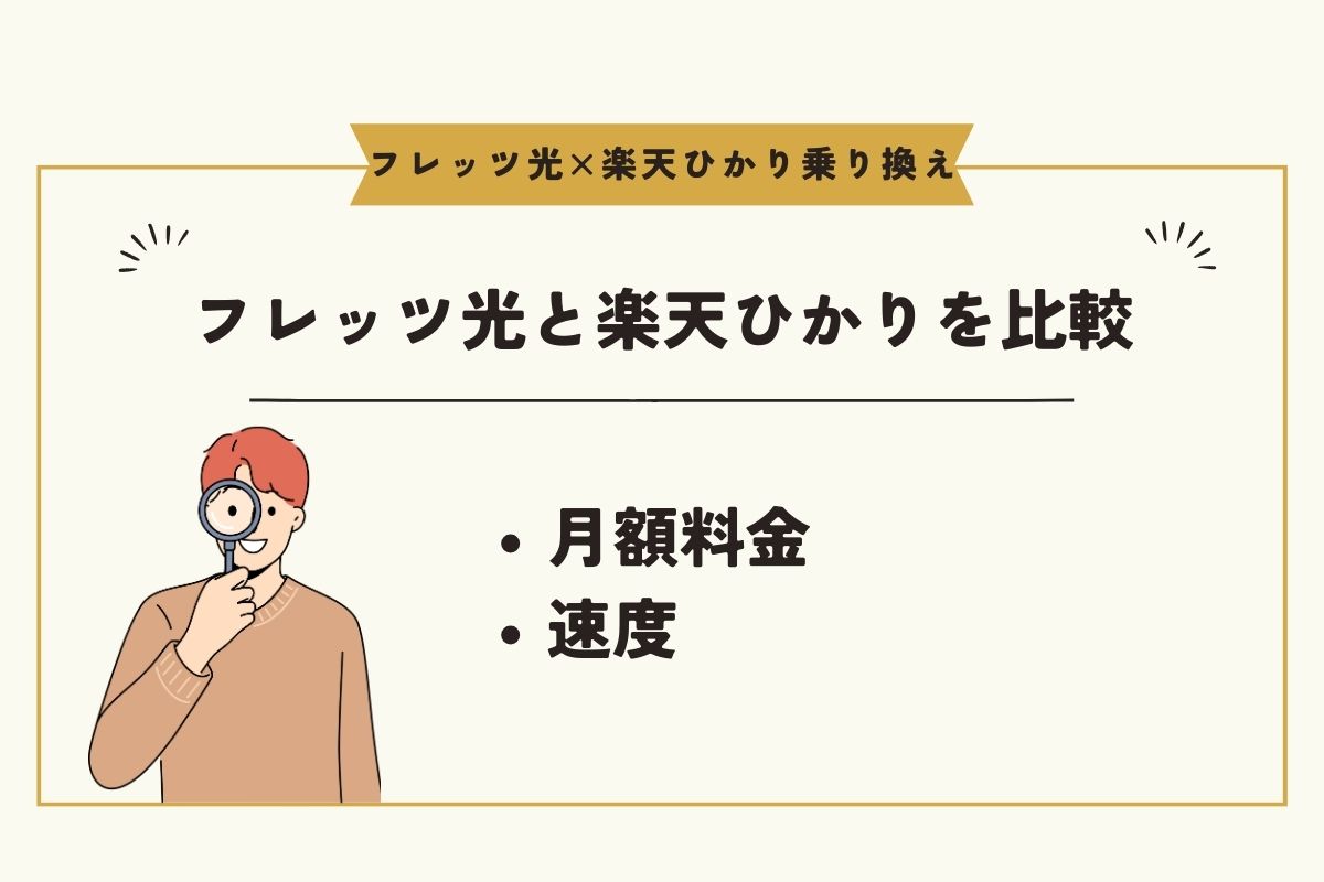 フレッツ光　楽天ひかり　乗り換え
