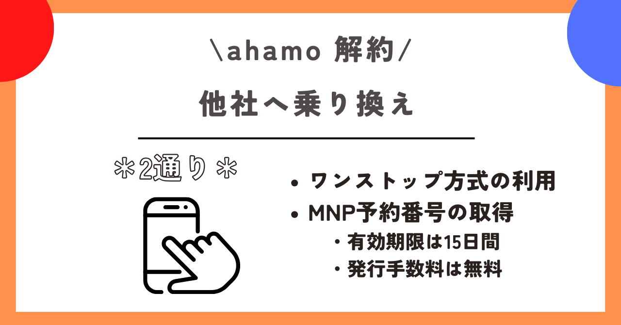 ahamo　解約