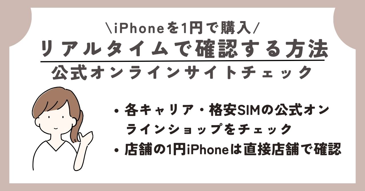 iPhone 1円