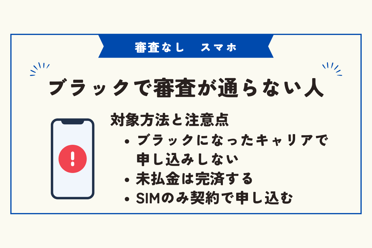 審査なし　スマホ