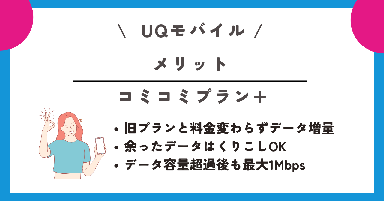 uqモバイル コミコミプランプラス
