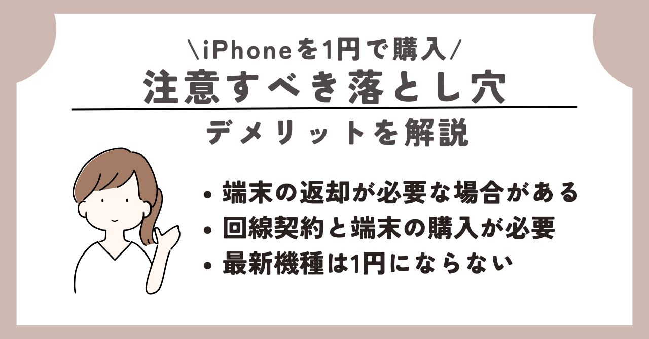 iPhone 1円
