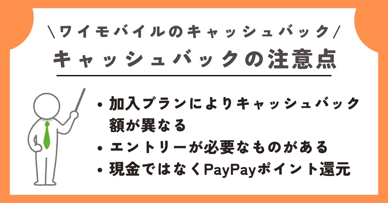 ワイモバイル　キャッシュバック
