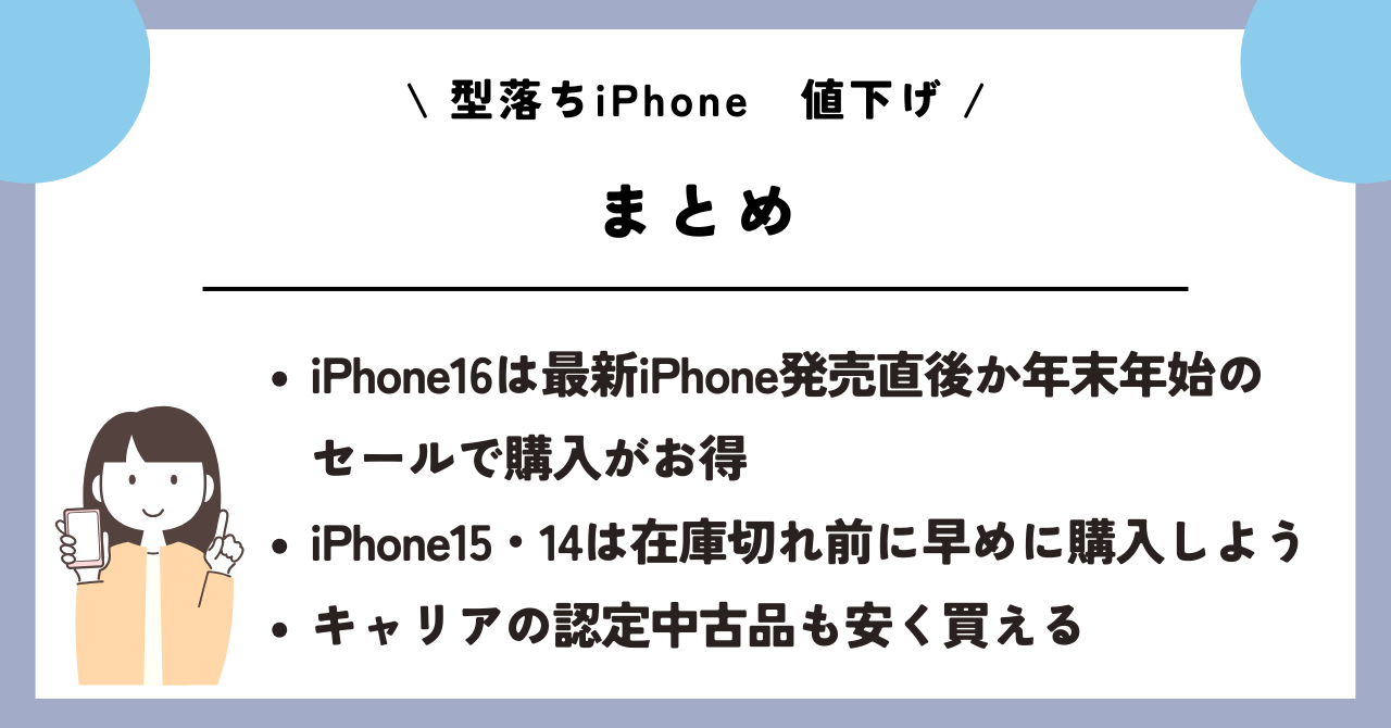 型落ちiPhone 値下げ