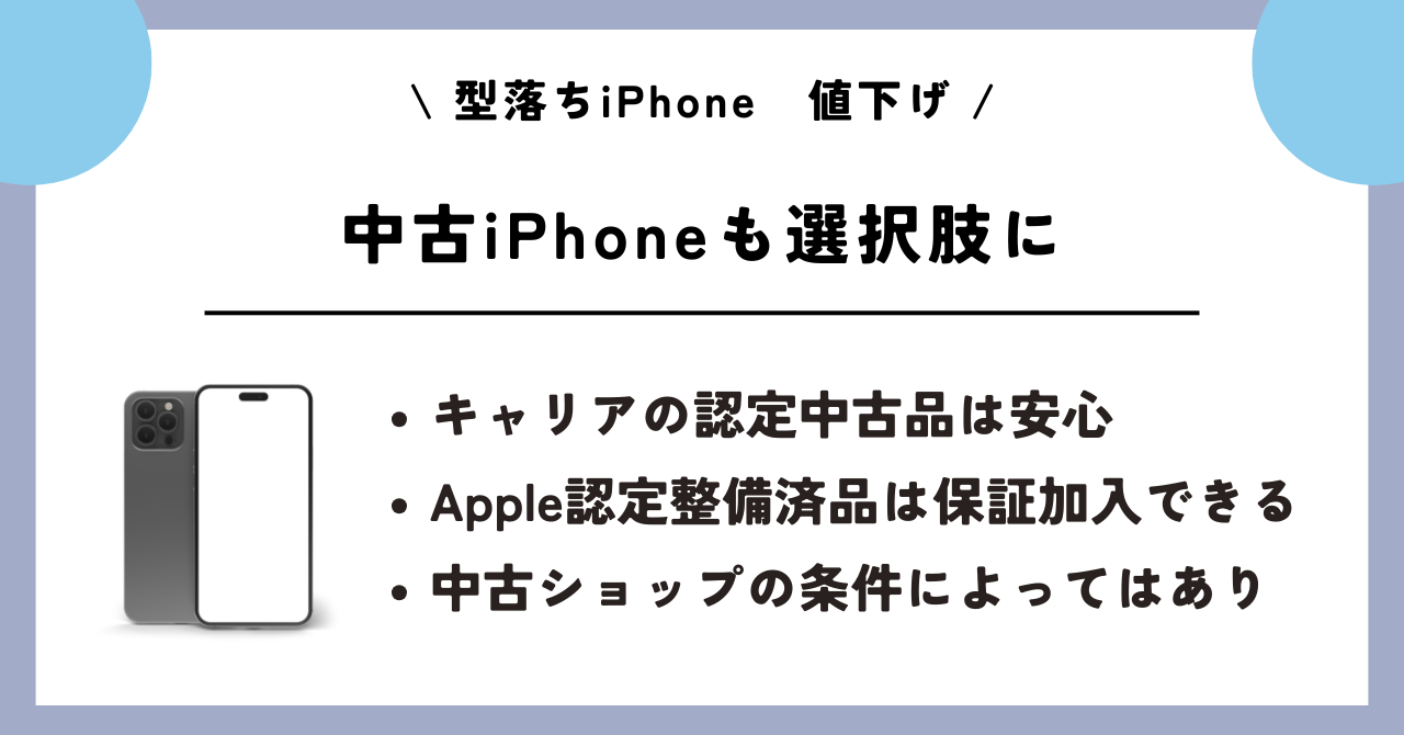 型落ちiPhone 値下げ