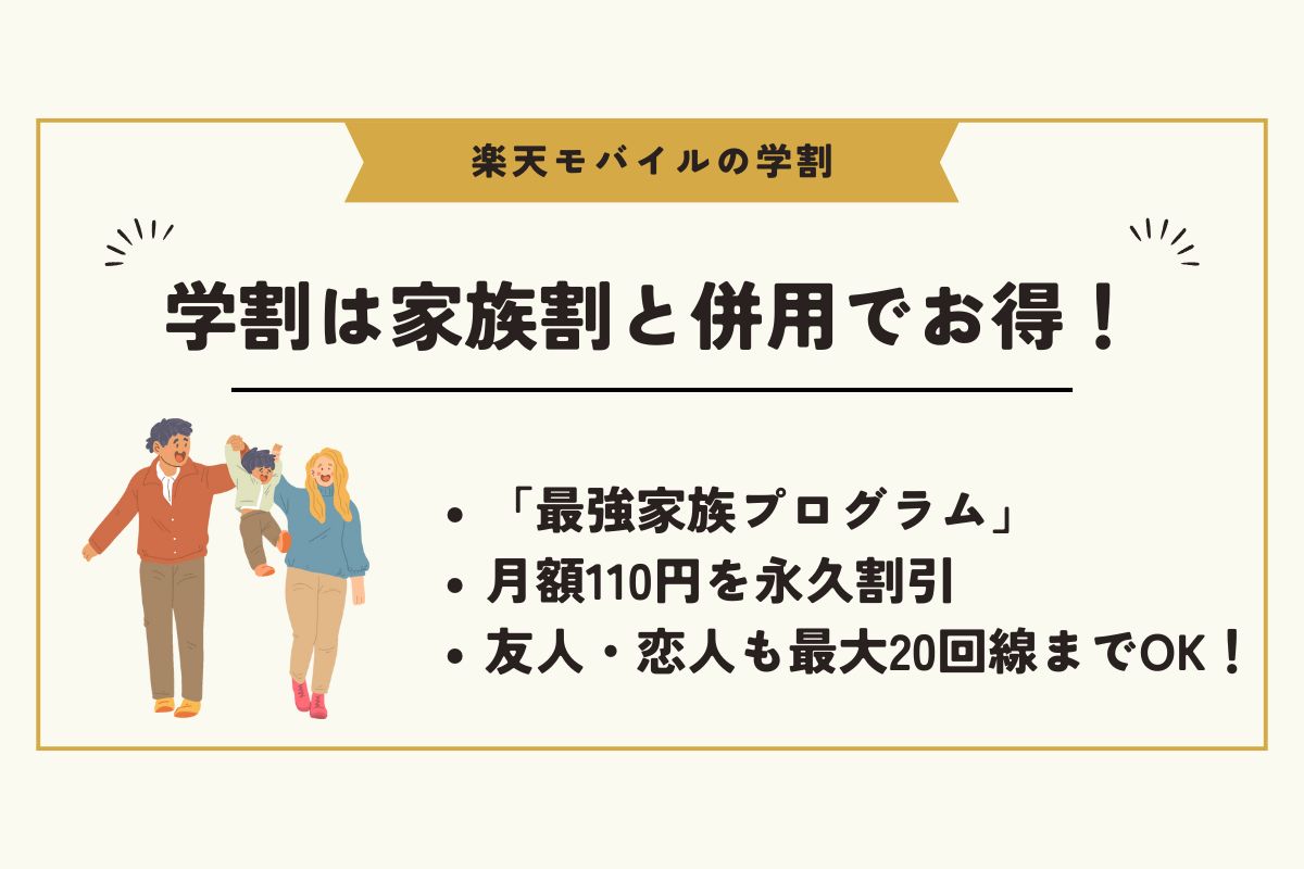 楽天モバイル　学割