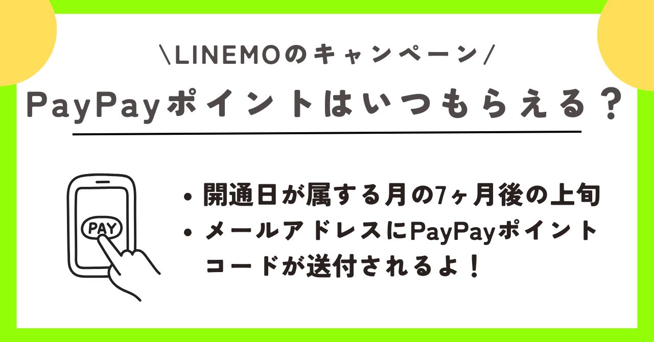 LINEMO キャンペーン