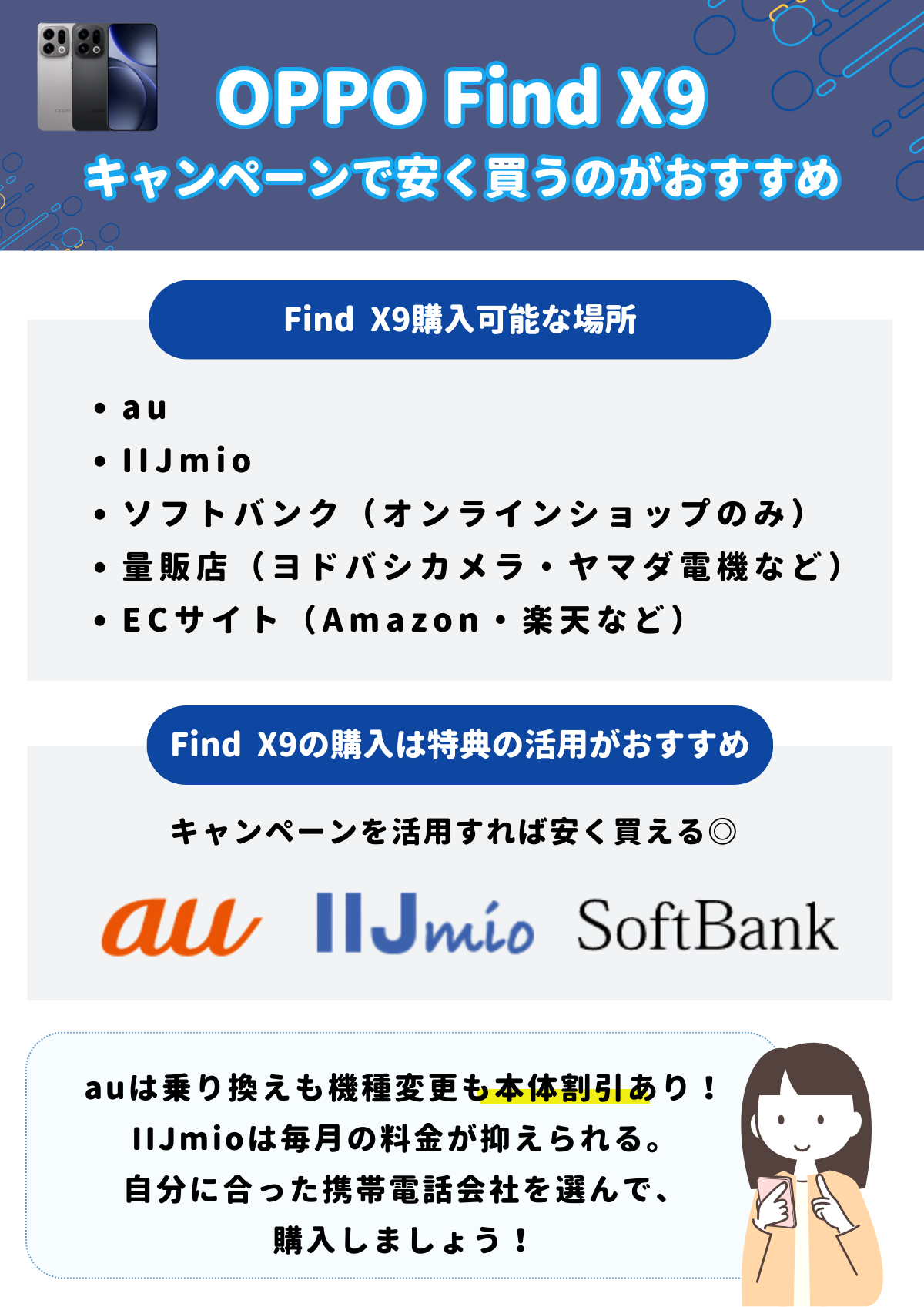 OPPO Find X9 安く買う