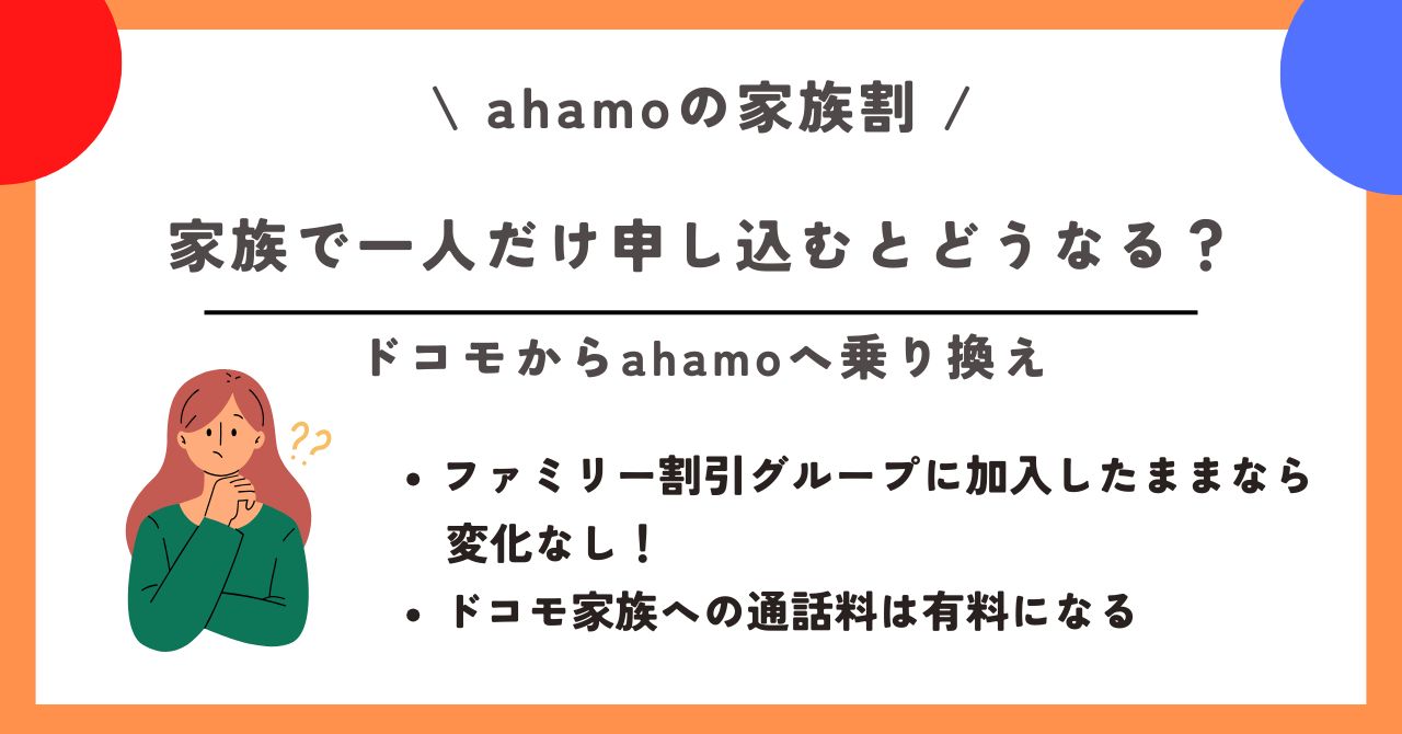 ahamo 家族割