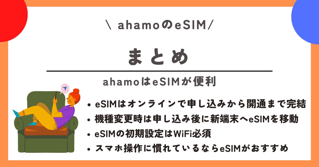 ahamo eSIM