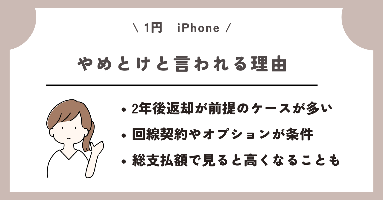 1円 iPhone