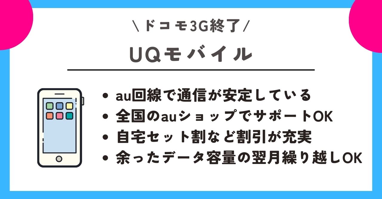 ドコモ 3G終了