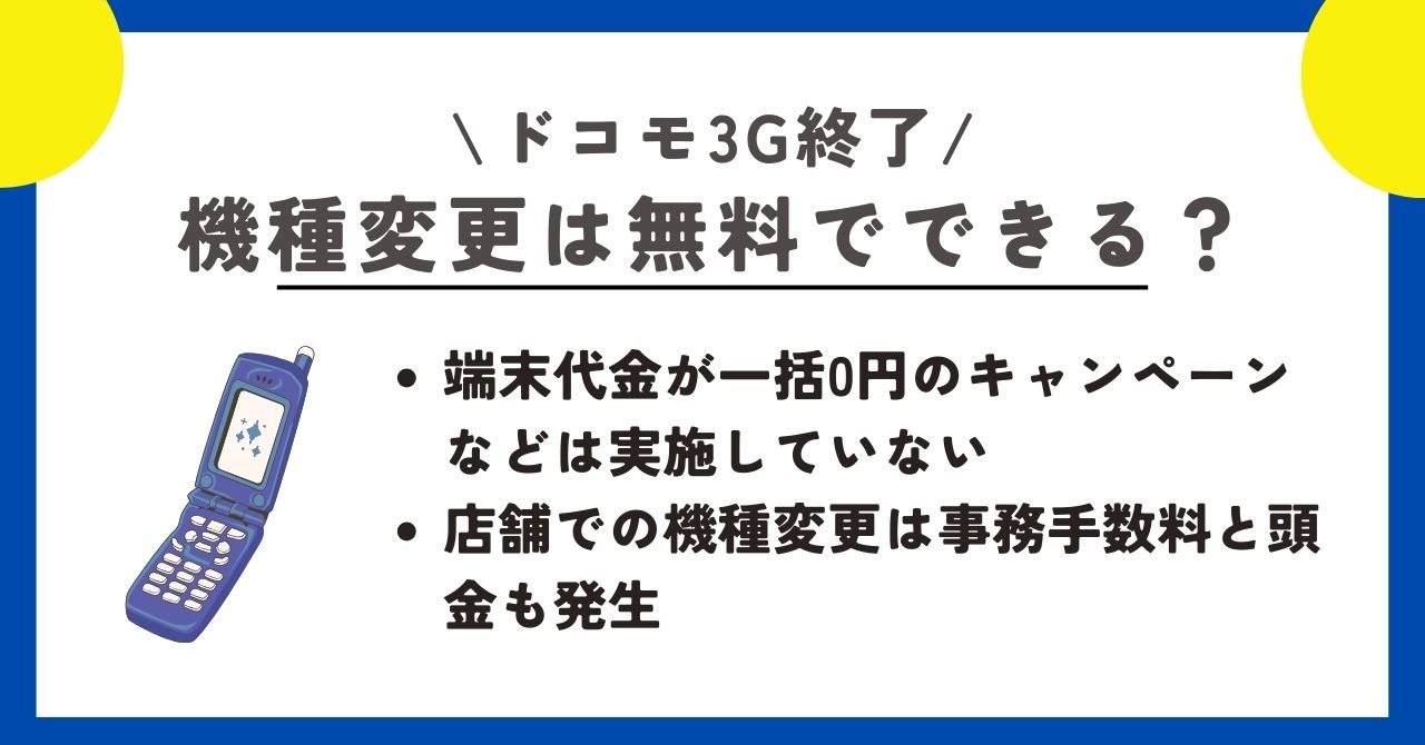 ドコモ 3G終了