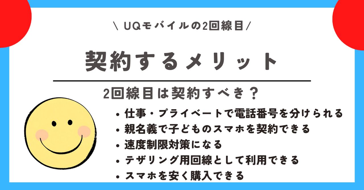 UQモバイル 2回線目