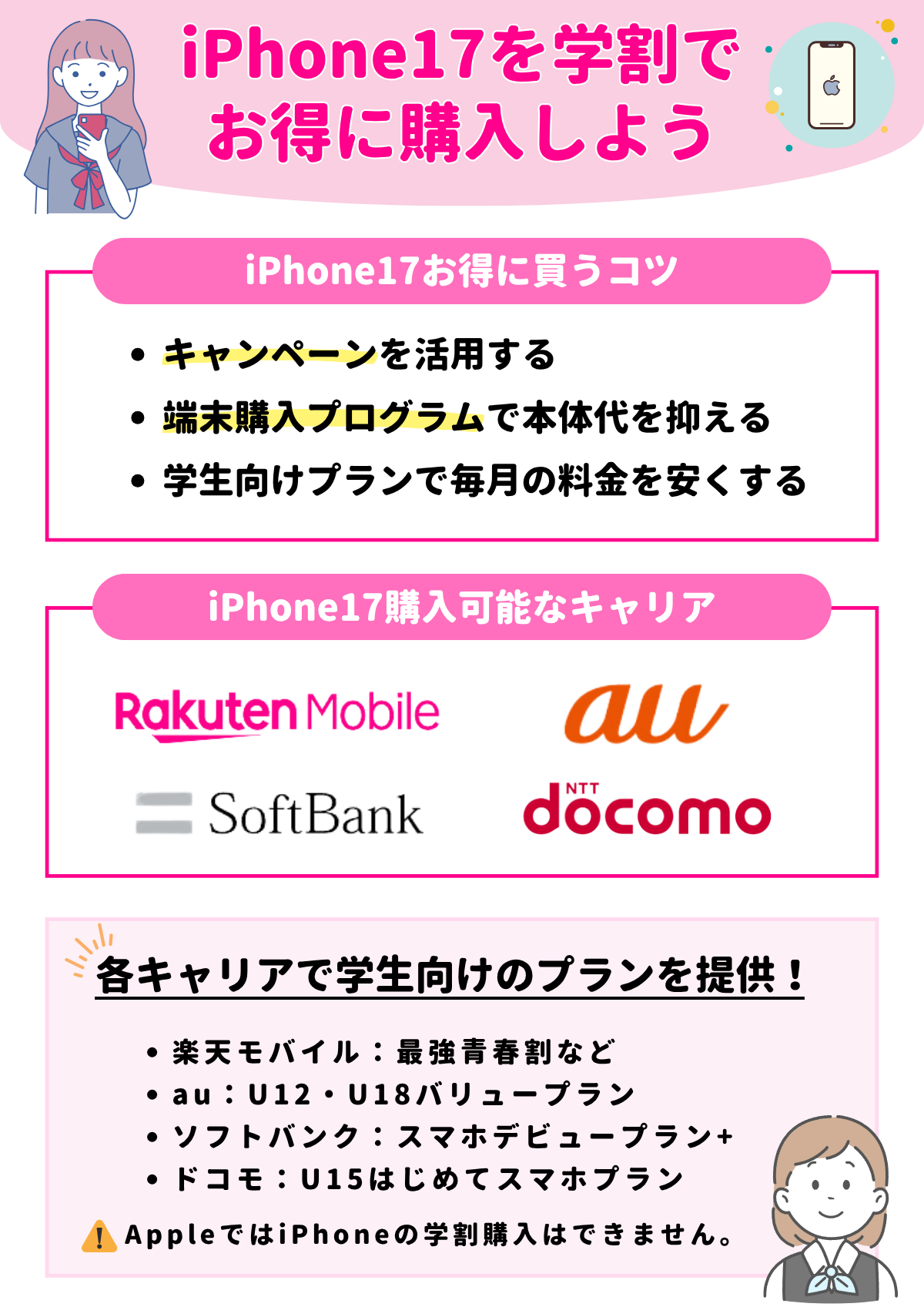 iPhone17 学割