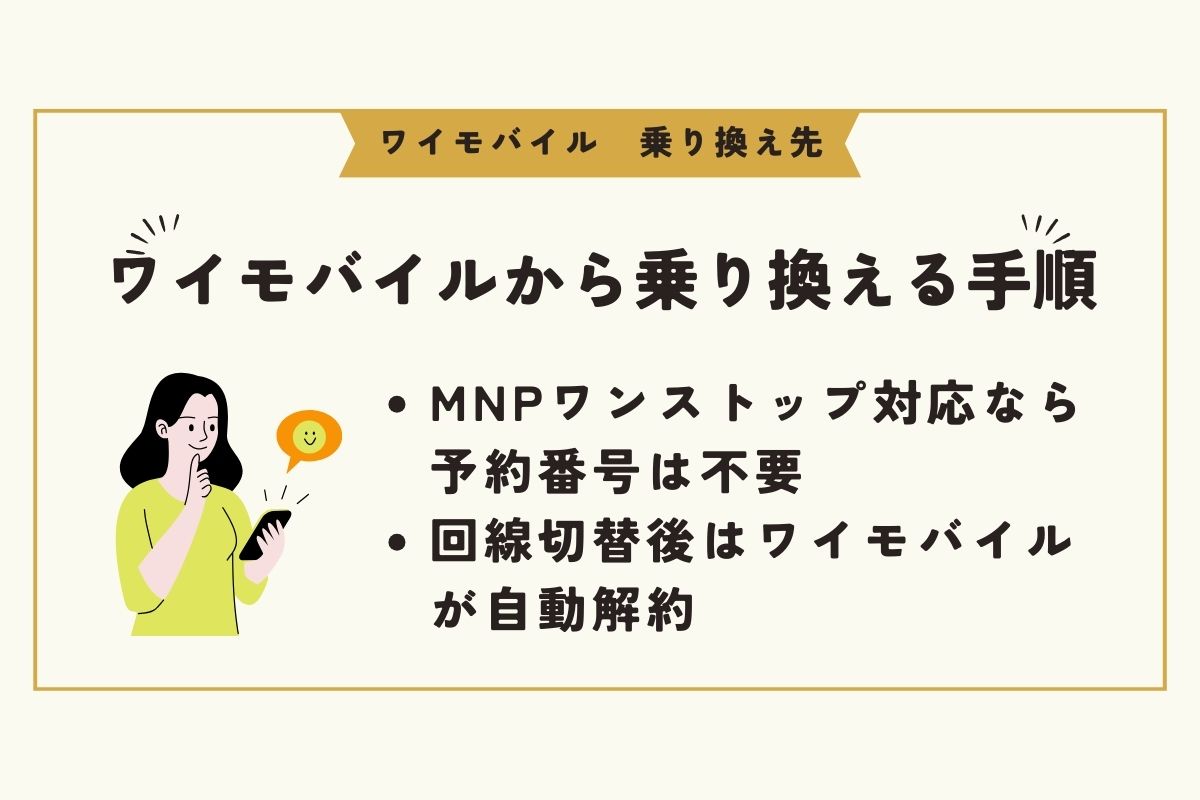 ワイモバイル 乗り換え先
